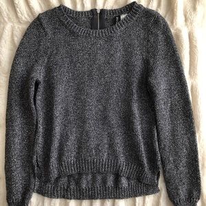 H&M Sweater- Grey Metallic- Size 4